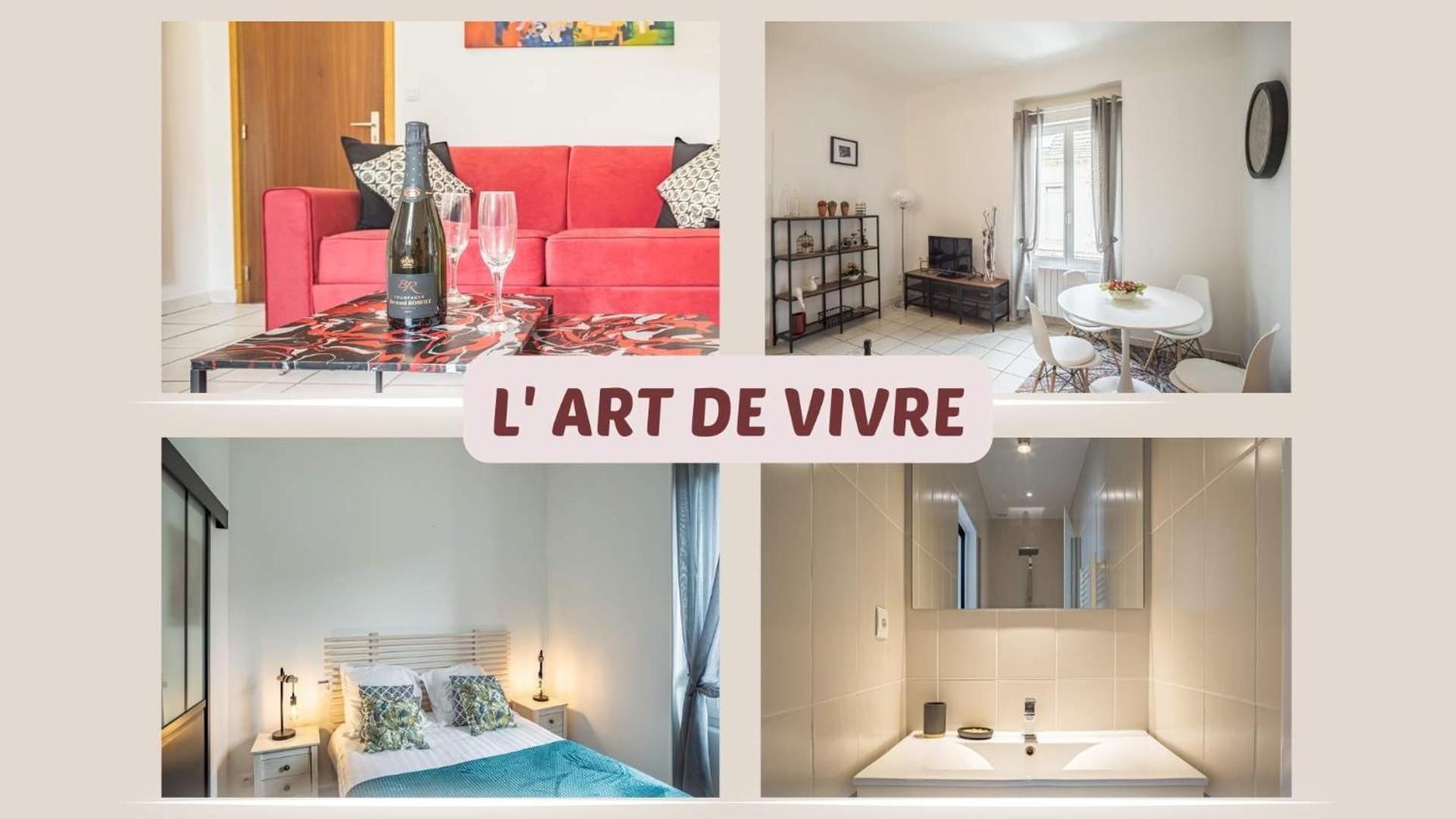 Ferienwohnung L' Art De Vivre - 3 Min Hypercentre - 4 Personnes Troyes Exterior foto